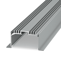 Профиль для светодиодной ленты встраиваемый SW-Group PE63-2.5 2500x63x32, 250см картинка 